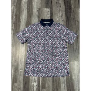 Walter Hagen Men's Perfect 11 Floral Golf Polo Shirt Size Large